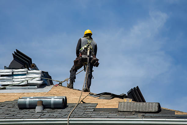 Professional Gutter Installation technician working in Litchfield Park, AZ